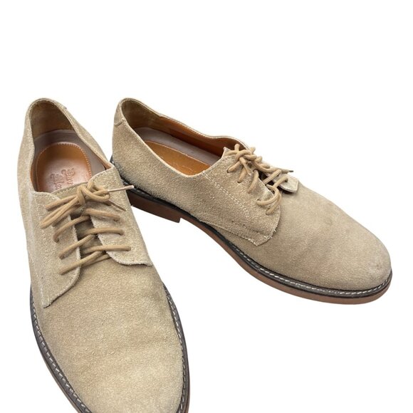 David Wilson Mens tan suede Lace-Up Oxfords dress shoes Size 9.5D SKU 9436 - Picture 14 of 14